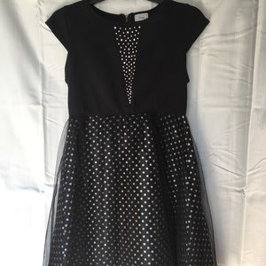 Black Short-Sleeve Dress